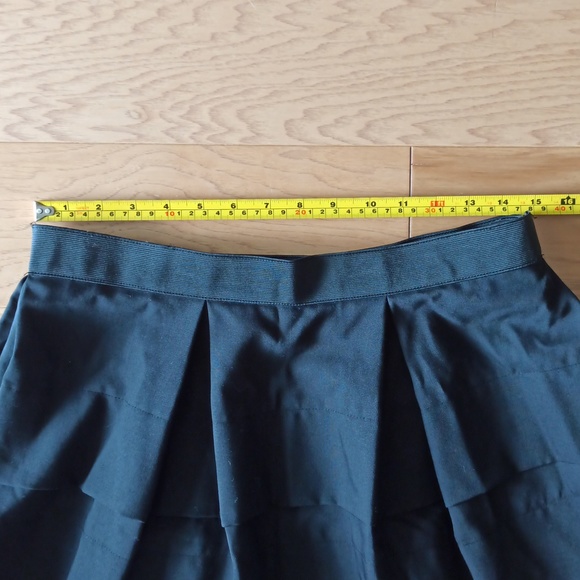 3.1 Philip Lim Black Pleated Wool Mini Skirt - Picture 7 of 10
